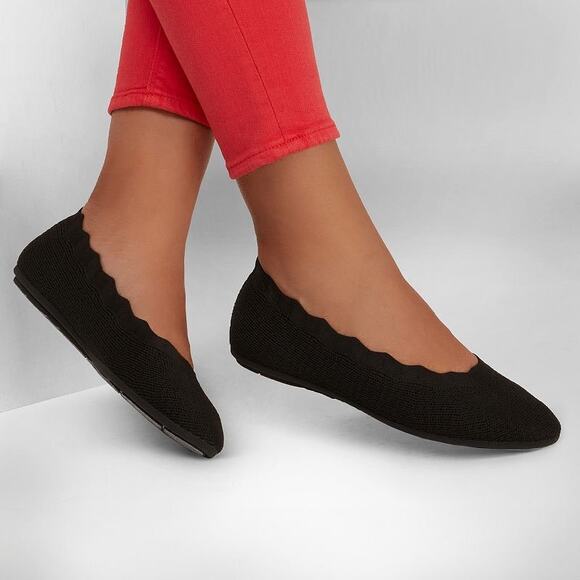 Skechers Cleo 2.0 Love Spell Flat Air Cooled Memory Foam Stretch Fit sz 7 NEW - Picture 1 of 9